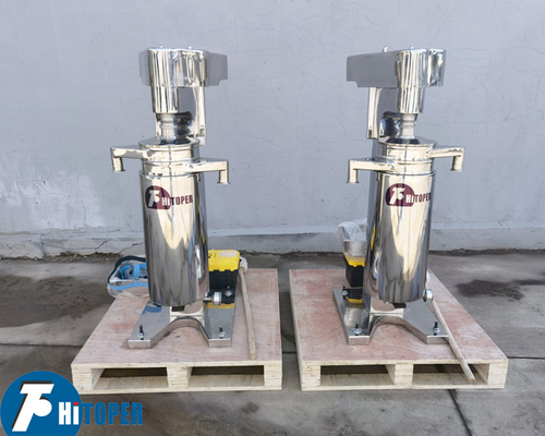 3Phase Oil-Water-Impurities Separation Tubular Centrifuge,Dia.125mm SS Drum Separator
