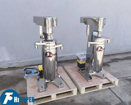 3Phase Oil-Water-Impurities Separation Tubular Centrifuge,Dia.125mm SS Drum Separator