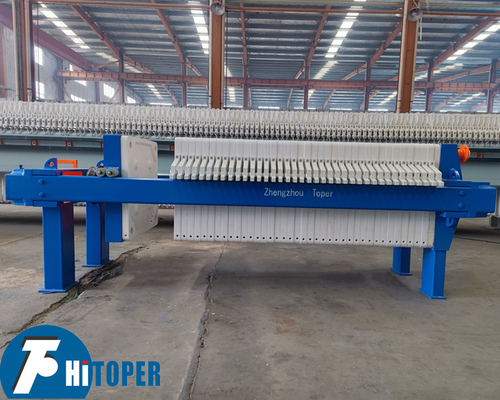 50m2 Chamber Filter Press for Oil Purification in Oil Processing Plants with 870mm Chamber Plate