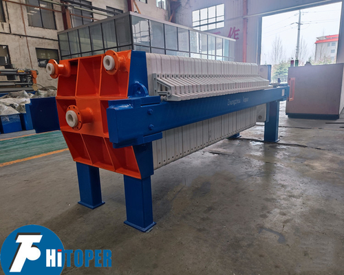50m2 Chamber Filter Press for Oil Purification in Oil Processing Plants with 870mm Chamber Plate