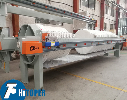 Automatic High Pressure Hydraulic Filter Press With 800mm PP Round Filter Plate