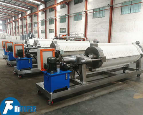 216L Filter Chamber Volume Cotton Cake Filter Press for Large Capacity Filtration