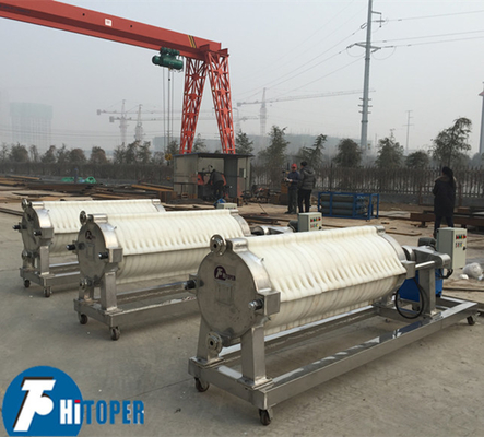 216L Volume Aluminum Alloy Plate Cotton Cake Filter Press With Regenerated Fiber Filter Media