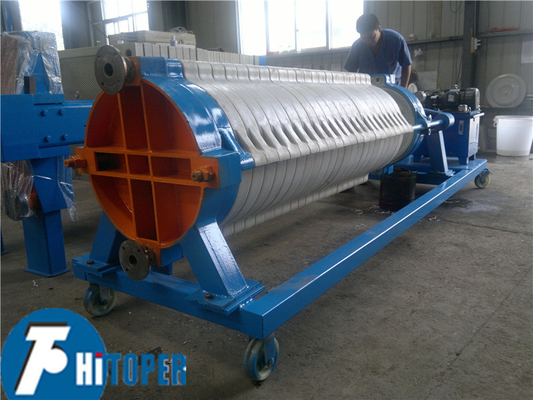 Advanced Corner Feeding Type Cotton Cake Filter Press For Chemical Industry