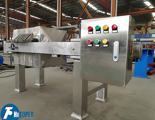 450mm Plate Stainless Steel Filter Press for Food Grease Filtration Treatment