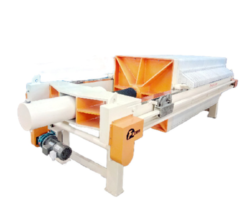 60m2 Automatic Cake Dishcarged  Chamber Filter Press Copper Concentrate Dewatering