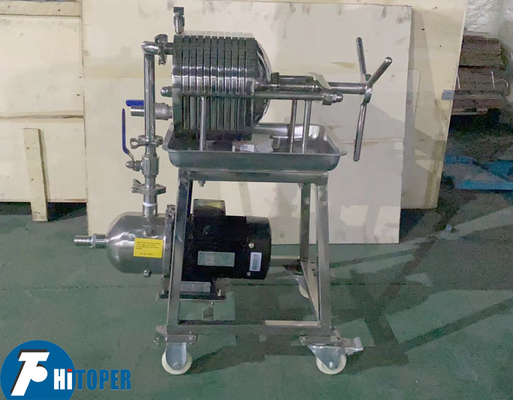 Stainless Steel Plate and Frame Filter Press for Fine and Semi-Fine Filtration Needs in Food and Chemical Industries
