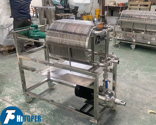 Clear and Transparent Filtrate Plate and Frame Filter Press for Environmental Protection