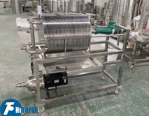 Plate and Frame Filter Press for Clarification Sterilization and Purification Treatment in Environmental Protection