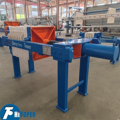 4m2 Semi Automatic Chamber Filter Press With Reinforced Polypropylene Plates