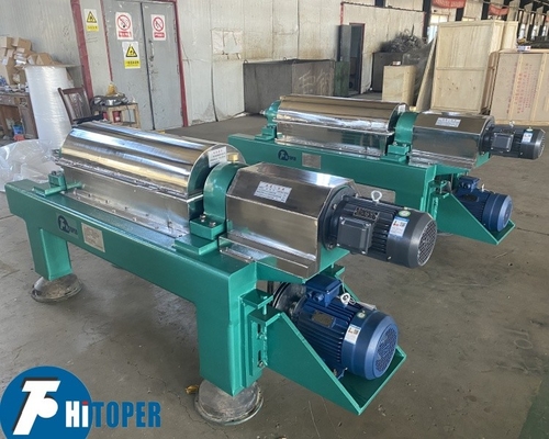 Continuous Corn Fiber Dehydration Industrial Decanter Centrifuge with Dual Motor Drive and CE Certificate