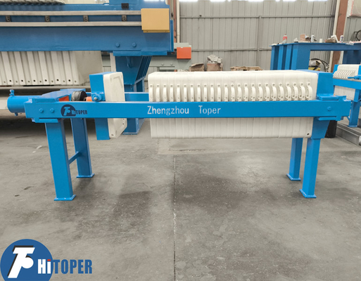 10m2 Industrial Juice Filter Press 1000 L/H Capacity With Hydraulic Closure And Open