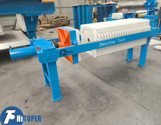 10m2 Industrial Juice Filter Press 1000 L/H Capacity With Hydraulic Closure And Open