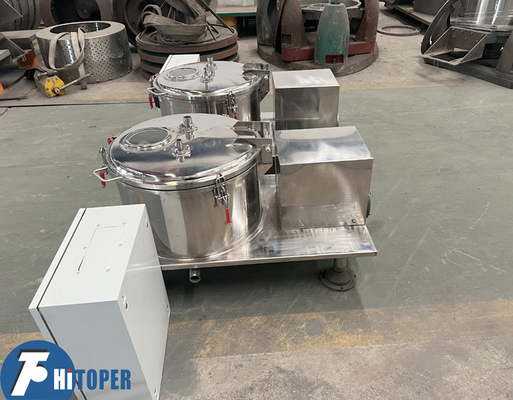 Small Pilot Use Stainless Steel Table Top Discharge Centrifuge Separator.5L Volume Drum Separator