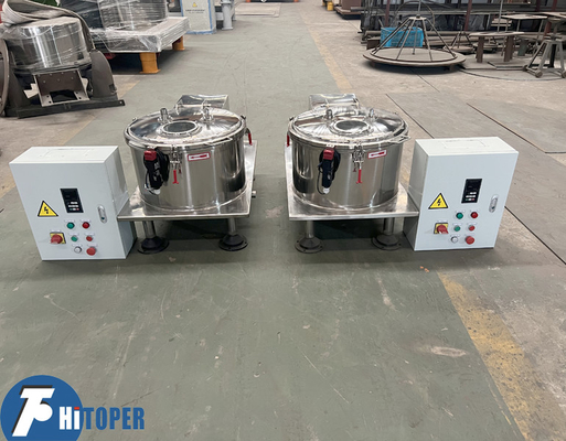 Small Pilot Use Stainless Steel Table Top Discharge Centrifuge Separator.5L Volume Drum Separator
