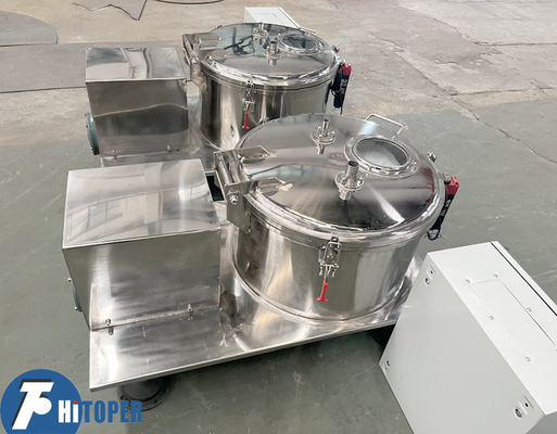 Small Pilot Use Stainless Steel Table Top Discharge Centrifuge Separator.5L Volume Drum Separator