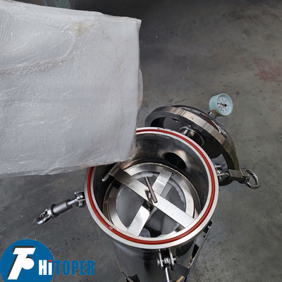 Flange Type Bottom Discharge Fast Open Design Chemical Filter Housing with CE Certification