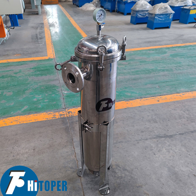Flange Type Bottom Discharge Fast Open Design Chemical Filter Housing with CE Certification