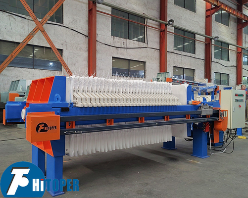 40m2 Automatic Chamber Filter Press for Mining Dewatering,870x870mm Plate Filtration Machine