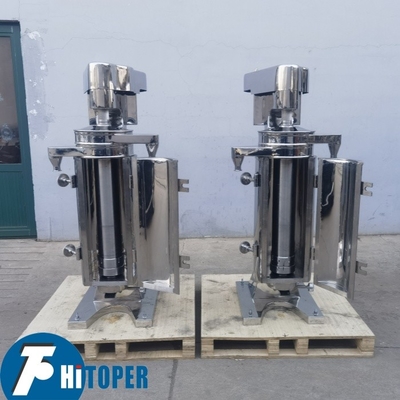 Liquid-liquid-solid 3 phase separation centrifugal separator of tubular centrifuge