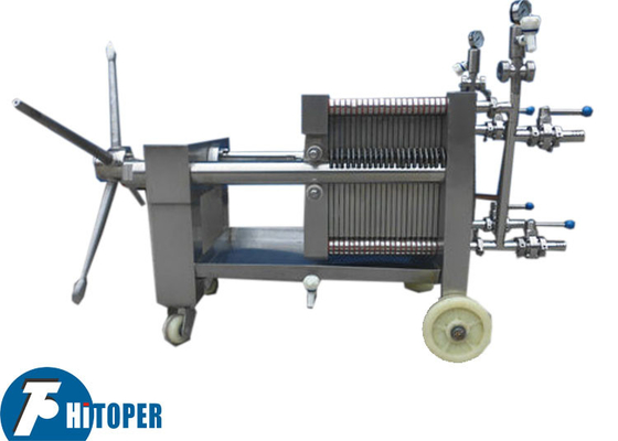 Plate And Frame Filter Press For In Chemical Industry Of Maple Syrup / Oils With Antibiotics And Chinese Medicine Filtration