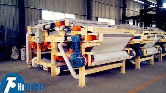 Continuous Operation and Automation with PLC Control in Belt Filter Press for Sludge Dewatering