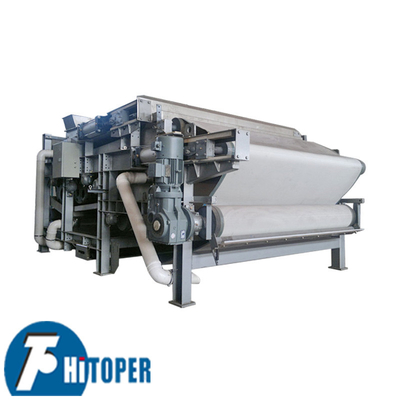 SUS304 Belt Filter Press for Sludge Dewatering with Semi-Centrifugal Dehydration Drum and Pneumatic Cylinder Sensor Calibration System