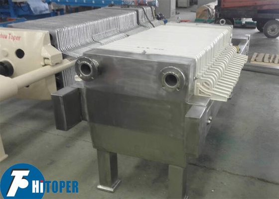 Customizable anti-corrosion plate and frame filter press with PP plate amp stainless steel structure Coated