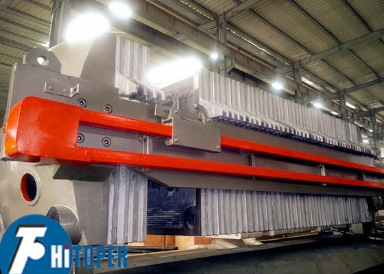 High Pressure Cast Iron Filter Press For Acetic Acid And Borax Filtration With High Filtration Speed