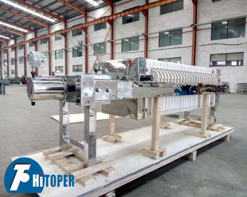 Stainless Steel Filter Press with 1-10 T/h Reference Flow and 400x400 Plate Size