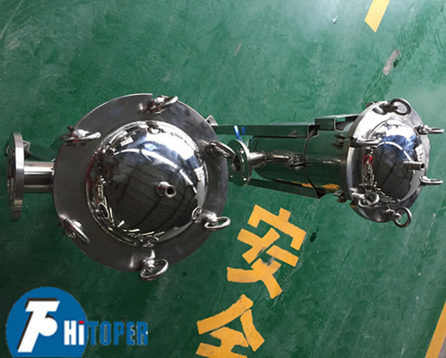 Chemical Industry Upper Manual Discharge Stainless Steel Bag Filter Housing