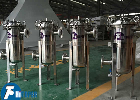 Manual Upper Discharge Bag Filter Vertical Structure Bag Filter Housing