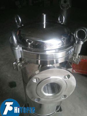 Effective Bag Filter Housing for Solid Liquid Mixed Suspension Filtration and Separation