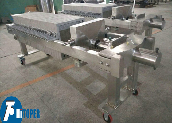 SS304/SS316L/PP Material Stainless Steel Filter Press for Different Customer Requirements