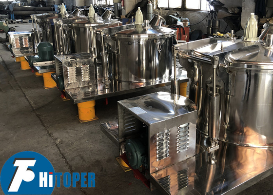 PS800 Industrial Basket Centrifuge for Solid Dehydration with 5.5KW Motor Drive and Upper Discharge