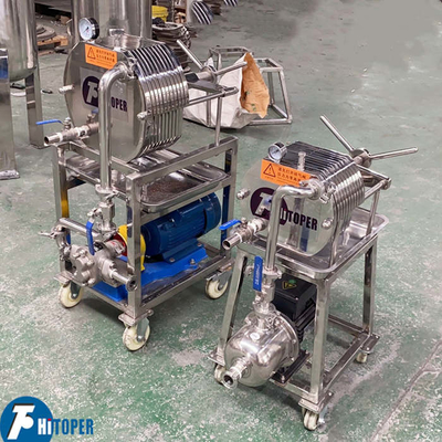 Clear and Transparent Filtrate Plate and Frame Filter Press for Environmental Protection