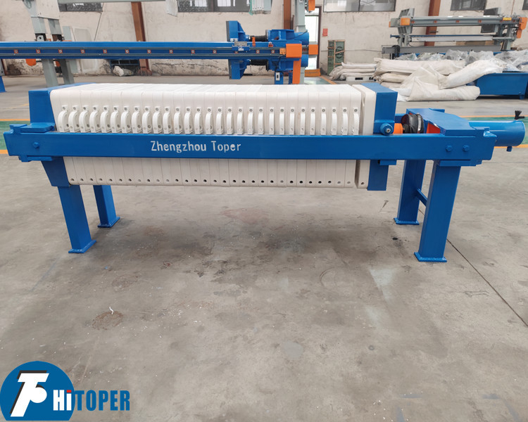 10m2 Industrial Juice Filter Press 1000 L/H Capacity Hydraulic Closure And Open