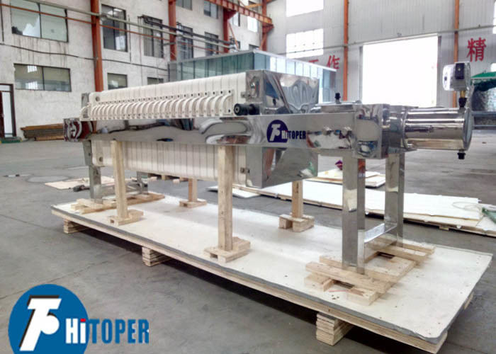 Stainless Steel Filter Press with 1-10 T/h Reference Flow and 400x400 Plate Size