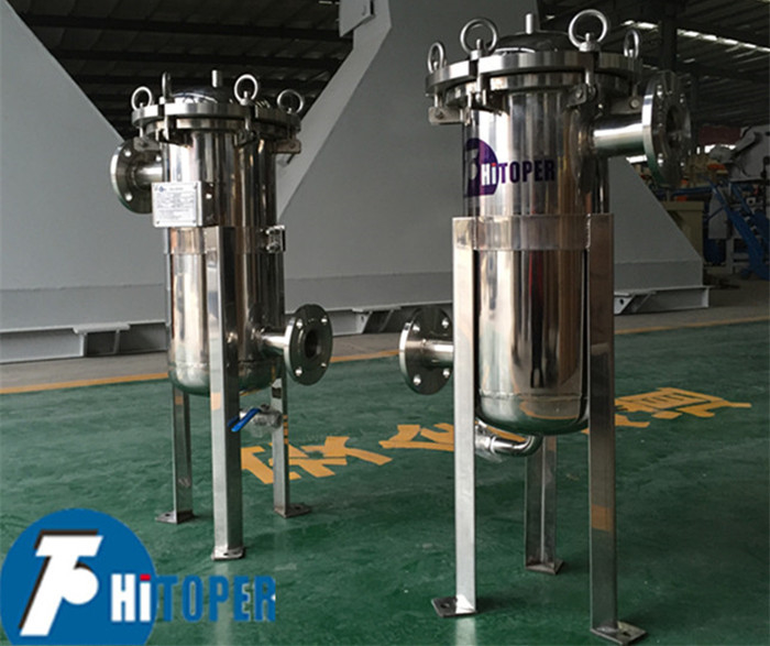 Chemical Industry Upper Manual Discharge Stainless Steel Bag Filter Housing