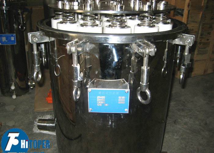 Vertical Structure Multi-Purpose PP Element Cartridge Filter Housing Fine Filtration