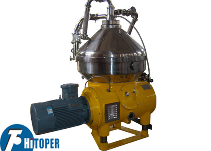 Self-cleaning Bottom Discharge Disc Centrifuge Continuoous Separation Beverage Products