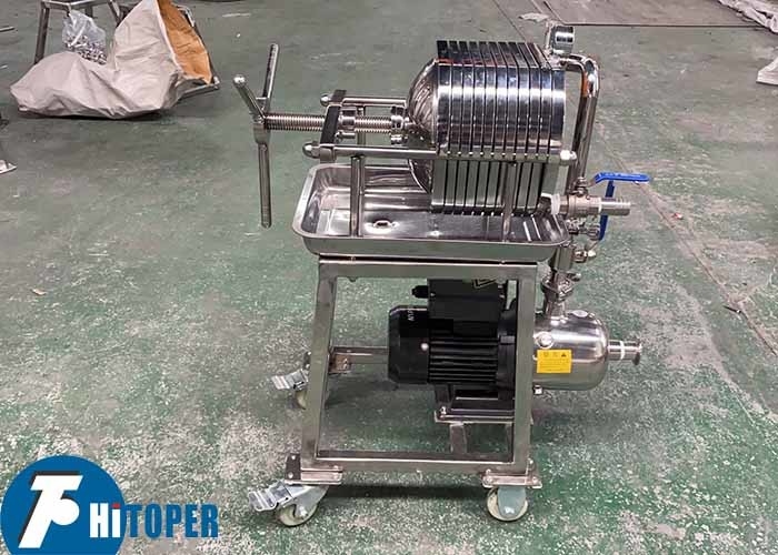 0.15Mpa Pressure Plate And Frame Filter Press For Filtration Of Thick And Thin Liquids