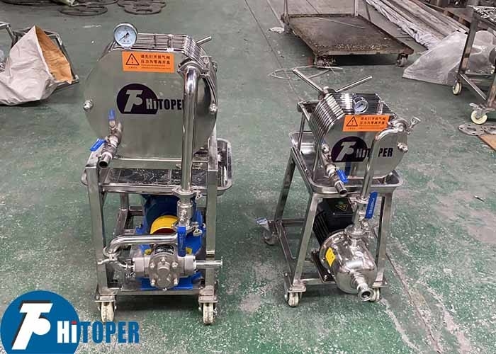 Customizable Plate and Frame Filter for Solid-Liquid Separation Stainless Steel 304 Material Hot Sale
