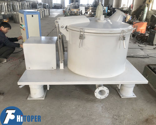 Centrifuge met automatische zakhef en topontlading voor oliefiltering en vaste vloeistofseparatie in de industrie