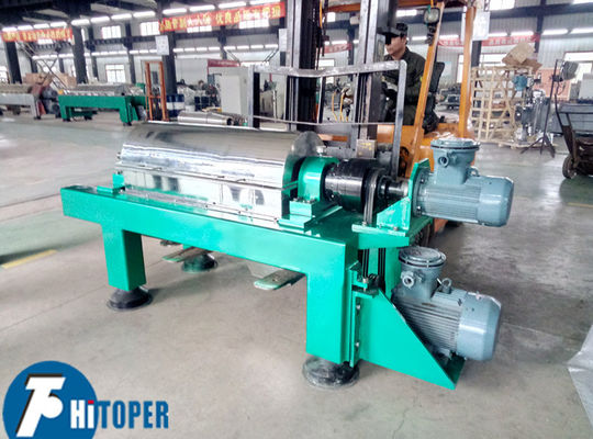 Industriële Decanteercentrifuge voor Continue Scheiding en Afvoer van Suspensies met een Breed Deeltjesgroottebereik