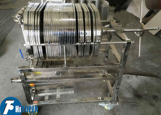 Filter voor industriële platen en frames met een meerlagig ontwerp met 304 en 316L roestvrij staal voor de scheiding van vaste vloeistoffen